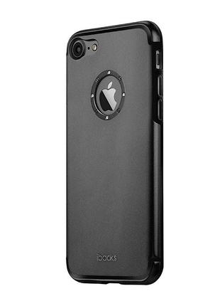 Ibacks Aluminum Case with Diamond Ring iPhone 7 Plus Black