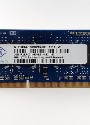 Оперативная память для ноутбука SODIMM Nanya DDR3 2Gb 1333MHz ...