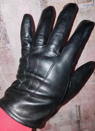 Кожаные перчатки marks&spencer