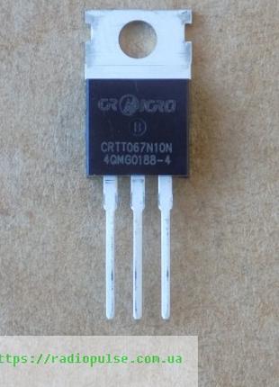 Транзистор CRTT067N10N оригинал, TO220