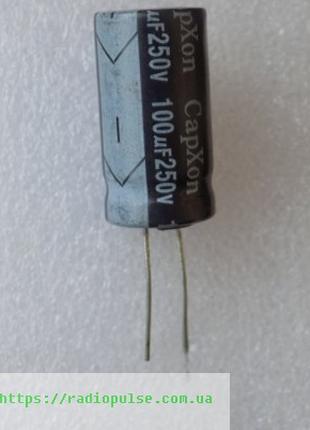 Электролитический конденсатор 100*250*105 capxon 16*31