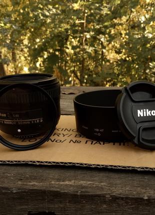 Об'єктив Nikon AF-S Nikkor 50mm f/1,1.8G