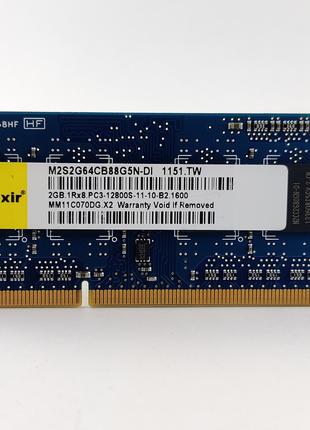 Оперативная память для ноутбука SODIMM Elixir DDR3 2Gb 1600MHz...