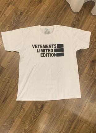 Футболка Vetements Limited Edition