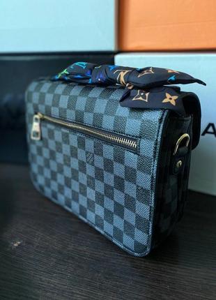 Женская сумка louis vuitton metis black chess