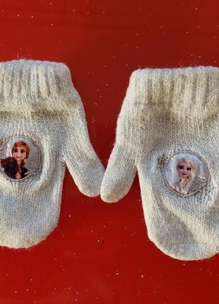 Disney дисній рукавиці демісезон frozen дівчинці 12-18-24м 80-...