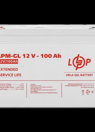 Аккумулятор гелевый LPM-GL 12V - 100 Ah