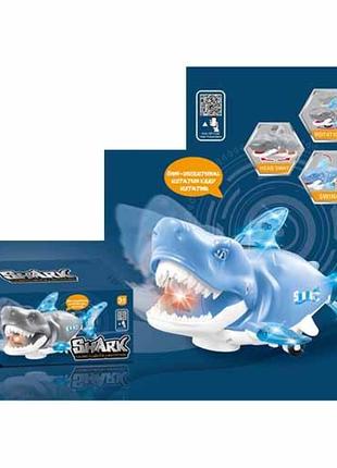 Музична іграшка ZR186 (36шт) акула, 29см, їздить/танцює, музик...
