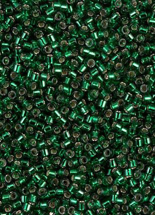 Бісер Miyuki Delica Beads 11/0 (блискучий, зелений) DB-148 (1 гр)
