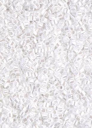 Бісер Miyuki Delica Beads 11/0 White Pearl DBS-201 (1 гр)
