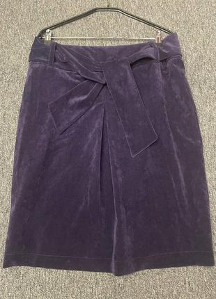 Классная оригинальная фиолетовая юбка