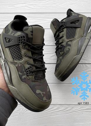 Распродажа! мужские зимние кроссовки jordan military khaki 41,...