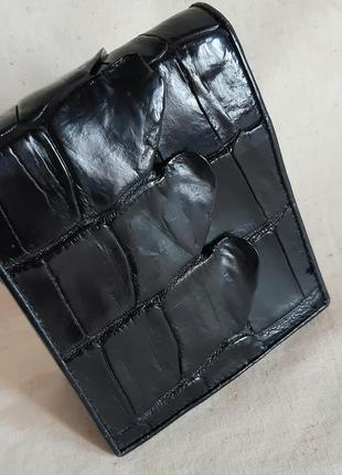 Оригинальное мужское портмоне из кожи крокодила crocodile leather