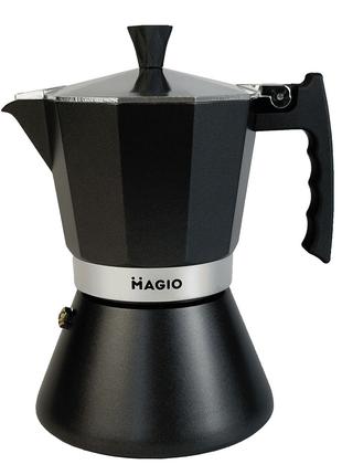 Кофеварка для индукционной плиты Magio MG-1006 | Гейзерная коф...