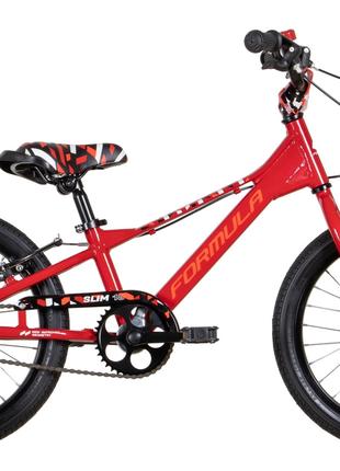Детский Велосипед AL 18" Formula SLIM рама-2022 Размер 9" красный