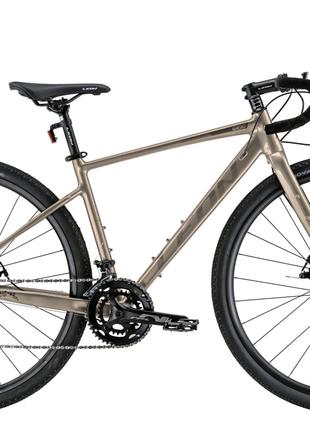 Велосипед 28" Leon GR-90 DD 2022 бежевый с серым размер S