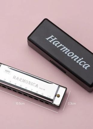 Губна гармошка з 10 отворами Harmonica