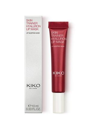 Гиалуроновая маска для губ skin trainer kiko milano