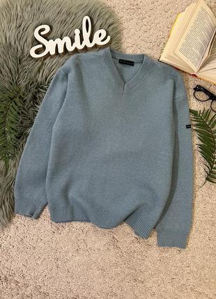 Яркий теплый шерстяной свитер, джемпер tricot marine no169