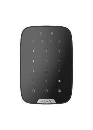 Бездротова сенсорна клавіатура Ajax KeyPad Plus чорна