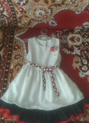 Платье для маленькой принцессы 1-2 года
