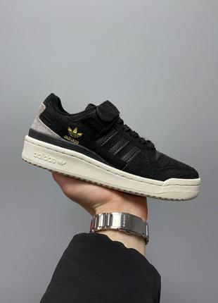 Кроссовки adidas forum low 84 «black»