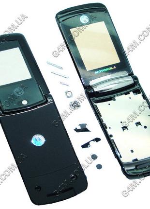 Корпус для Motorola V9 чорний, повний комплект, висока якість