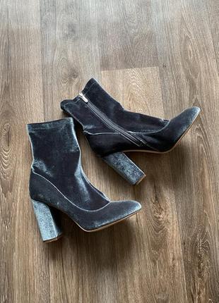 Sam edelman жіночі сапоги-носки черевики бархатные на підборах...