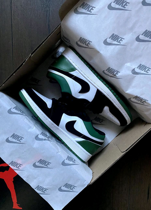 Nike Air Jordan low shadow green&black