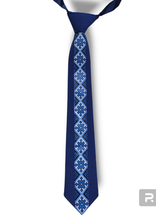 Детский галстук вышиванка. патриотический галстук