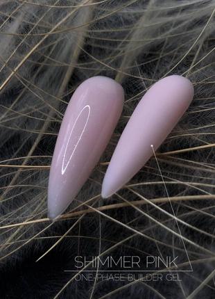 Гель для наращивания Bilder Gel от ТМ Crooz №8 Shimmer pink, 3...