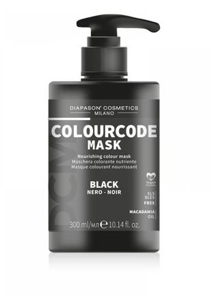 Тонирующая маска DCM Colourcode mask black черная, 300 мл