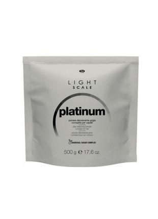 Пудра для осветления волос LISAP Light Scale Platinum, 500 г