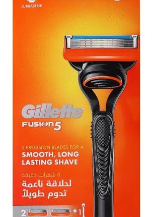 Верстат для гоління чоловічий Gillette Fusion5 з 2 змінними ка...