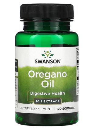 Масло орегано 150 мг Swanson Oregano Oil поддержка ЖКТ дыхател...