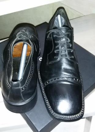 Мужские кожаные туфли vero cuoio, barnet размер 46 (30,5 см)