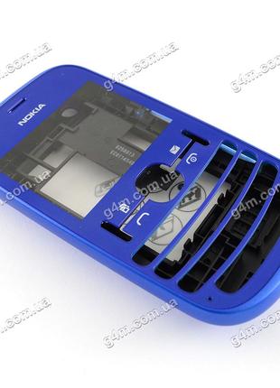 Корпус для Nokia Asha 200, Asha 201 синій, висока якість