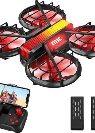 Мини-дрон HASAKEE с камерой для детей и взрослых, крутые игруш...