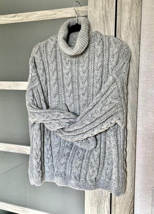 Пуловер свитер женский оверсайз ручная работа