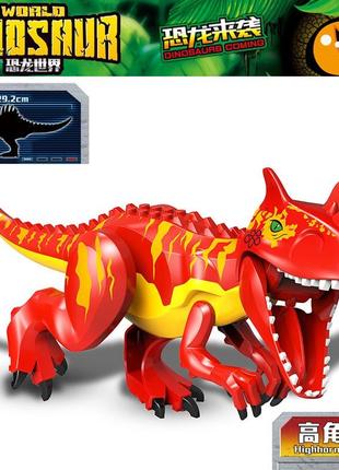 Конструктор велика фігурка динозавр червоний дракон 29 см
