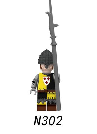 Фигурка средневековый рыцарь воин с пикой