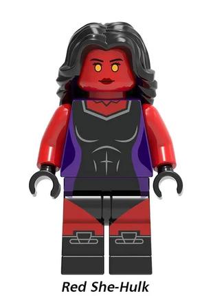 Фигурка супергерой марвел мстители женщина красный Халк