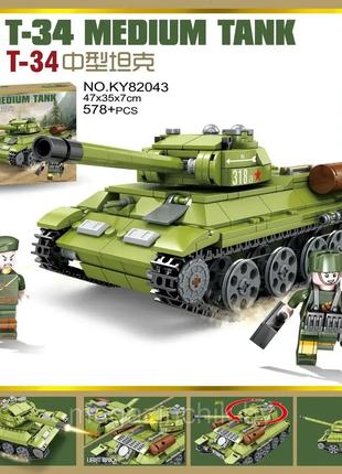 Конструктор легендарный советский танк Т34 вторая мировая войн...