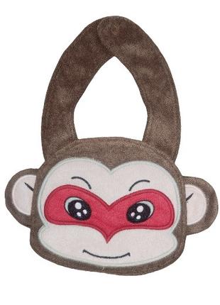 Махровый слюнявчик carters на мальчика обезьянка обезьяна в маске