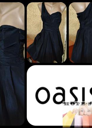 💞👗драпированное коктельное платье из ацетата 34 oasis