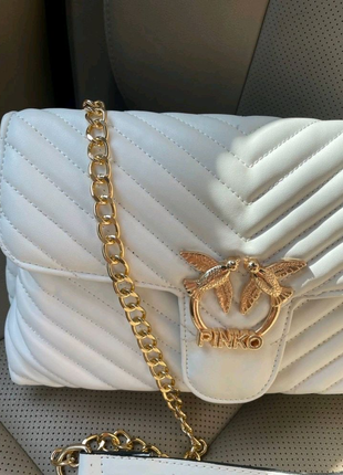 Жіноча сумка Pinko Lady white