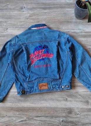 Женская винтажная джинсовка куртка planet hollywood carhartt