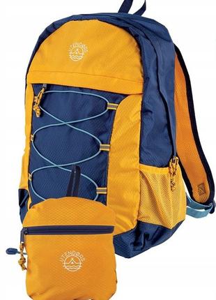 Легкий складной рюкзак 13L Utendors синий с оранжевым