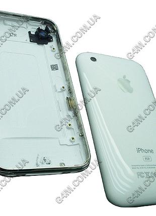 Задня кришка для Apple iPhone 3G 8Gb біла (з рамкою)
