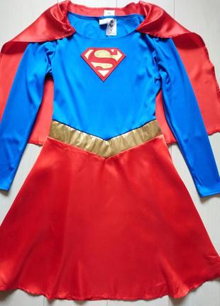 Карнавальное платье supergirl супер девушка